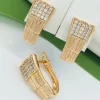 Сережки Xuping з медичного золота позолота 18к P20350