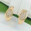 Сережки Xuping з медичного золота позолота 18к P20348
