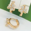 Сережки Xuping з медичного золота позолота 18к W20396