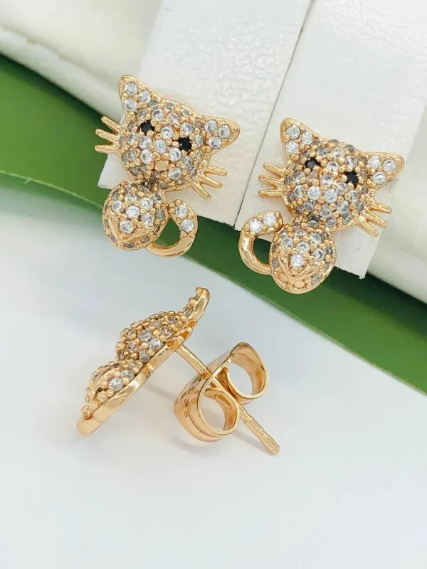 Сережки Xuping з медичного золота позолота 18к P20332