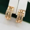 Сережки, Xuping з медичного золота позолота 18к D20563