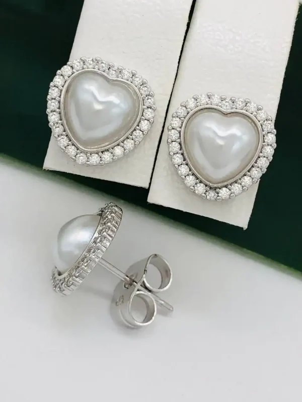 Сережки медичне срібло Ювелірна біжутерія 52102