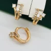 Сережки, Xuping з медичного золота позолота 18к i20499