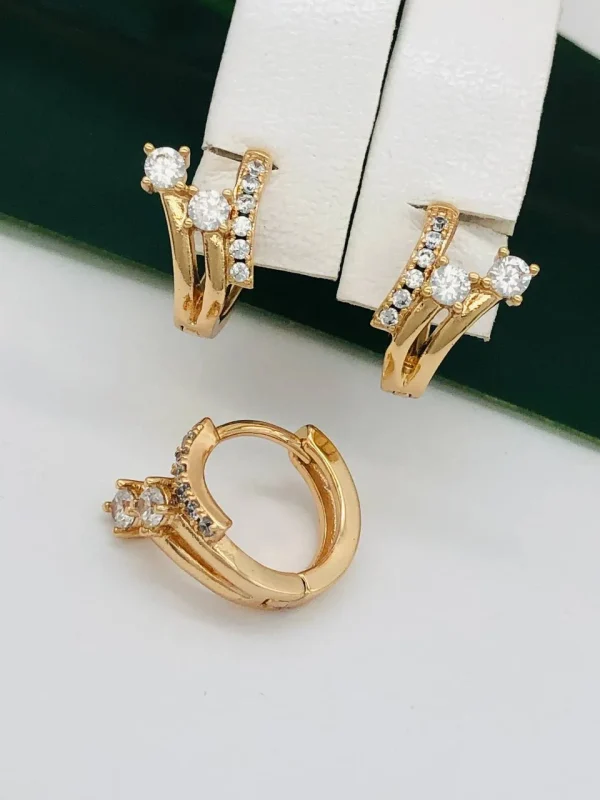 Сережки, Xuping з медичного золота позолота 18к i20499