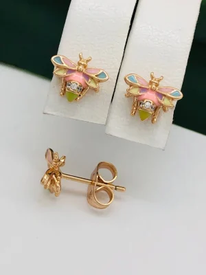 Сережки, Xuping з медичного золота позолота 18к D20571