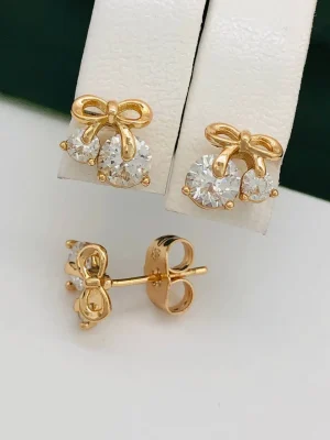 Сережки, Xuping з медичного золота позолота 18к D20569