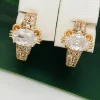 Сережки, Xuping з медичного золота позолота 18к i20502