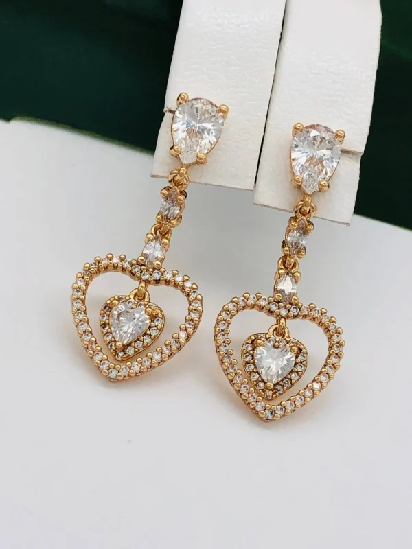 Сережки, Xuping з медичного золота позолота 18к D20586