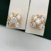 Сережки Xuping з медичного золота позолота 18к I 20534