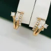 Сережки, Xuping з медичного золота позолота 18к i20499
