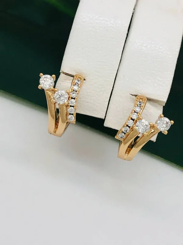 Сережки, Xuping з медичного золота позолота 18к i20499