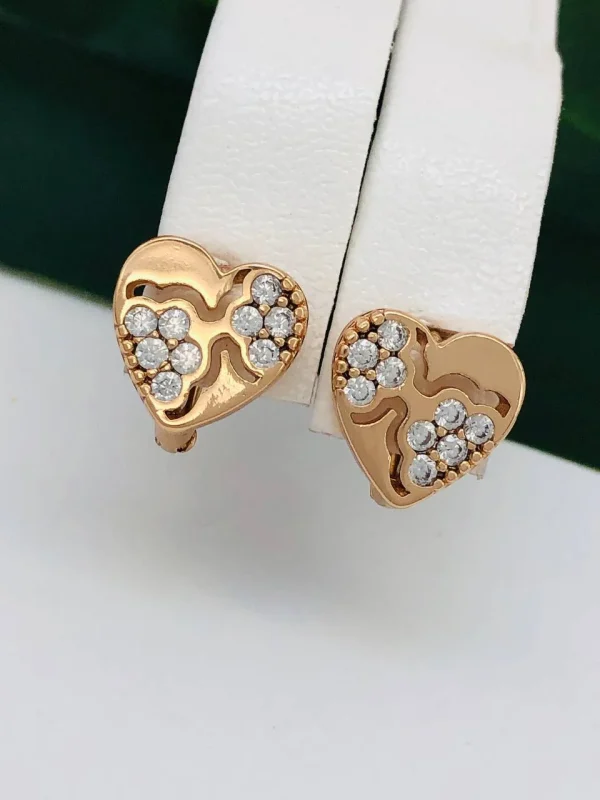 Сережки, Xuping з медичного золота позолота 18к D20577