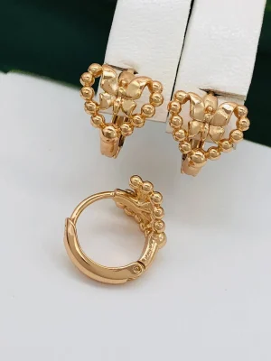 Сережки, Xuping з медичного золота позолота 18к D20578