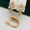 Сережки, Xuping з медичного золота позолота 18к D20559