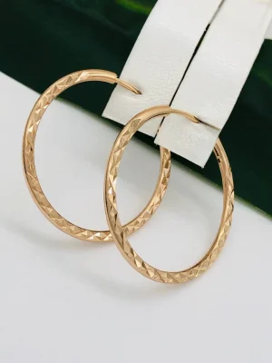 Сережки, Xuping з медичного золота позолота 18к A20795