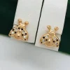 Сережки, Xuping з медичного золота позолота 18к N20881