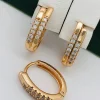 Сережки, Xuping з медичного золота позолота 18к V20669