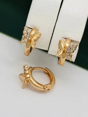 Сережки, Xuping з медичного золота позолота 18к V20677