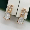 Сережки, Xuping з медичного золота позолота 18к V20736