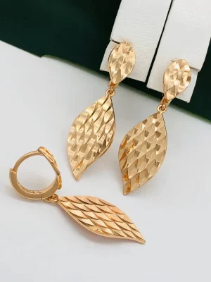 Сережки, Xuping з медичного золота позолота 18к P20619