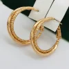 Сережки, Xuping з медичного золота позолота 18к A20799