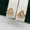 Сережки, Xuping з медичного золота позолота 18к N20883
