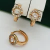 Сережки, Xuping з медичного золота позолота 18к W20908