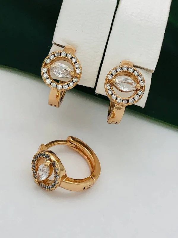 Сережки, Xuping з медичного золота позолота 18к W20908
