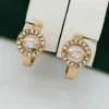 Сережки, Xuping з медичного золота позолота 18к W20908