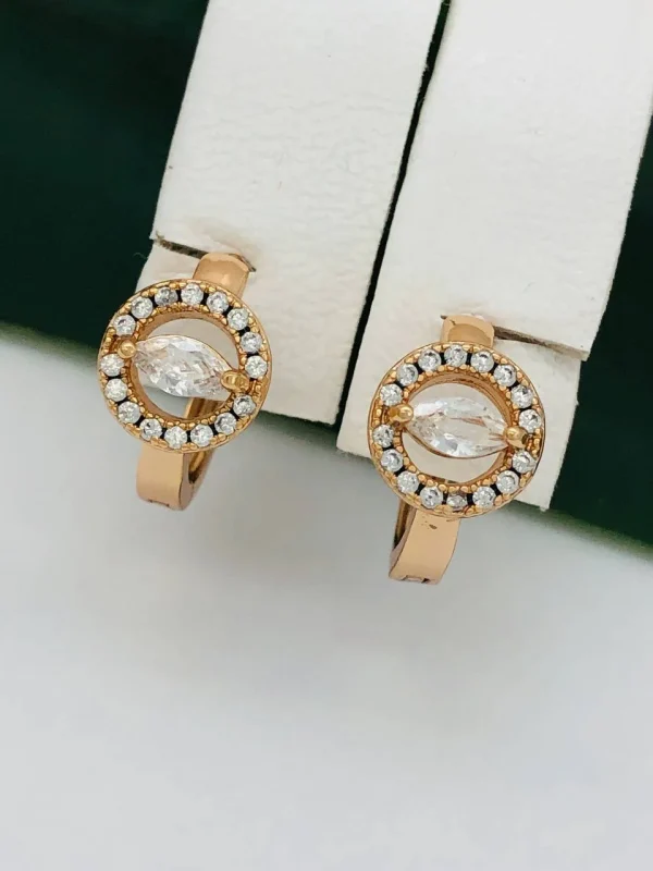 Сережки, Xuping з медичного золота позолота 18к W20908