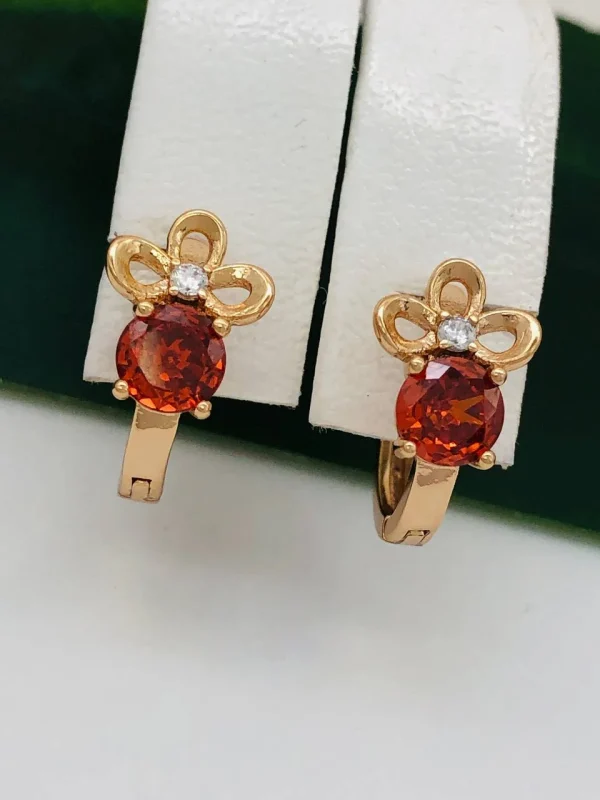 Сережки, Xuping з медичного золота позолота 18к F20906