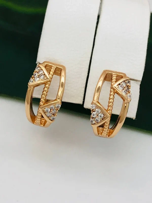 Сережки, Xuping з медичного золота позолота 18к W20950