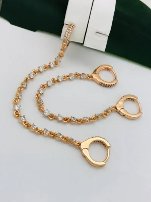 Сережки, Xuping з медичного золота позолота 18к J16929