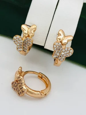Сережки, Xuping з медичного золота позолота 18к W20946
