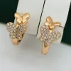 Сережки, Xuping з медичного золота позолота 18к W20946