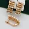 Сережки, Xuping з медичного золота позолота 18к W20926