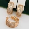 Сережки, Xuping з медичного золота позолота 18к Х 21348