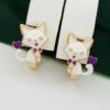 Сережки "Котики" Xuping з медичного золота Х 21371