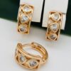 Сережки, Xuping з медичного золота позолота 18к Е 21452