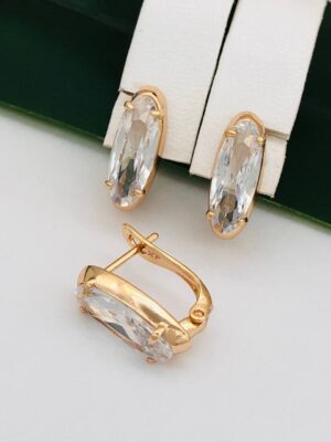 Сережки, Xuping з медичного золота позолота 18к P 21278