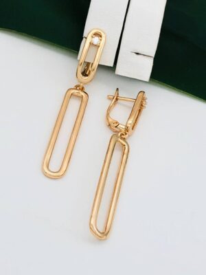 Сережки, Xuping з медичного золота позолота 18к J 21179