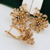 Сережки, Xuping з медичного золота позолота 18к P 21240