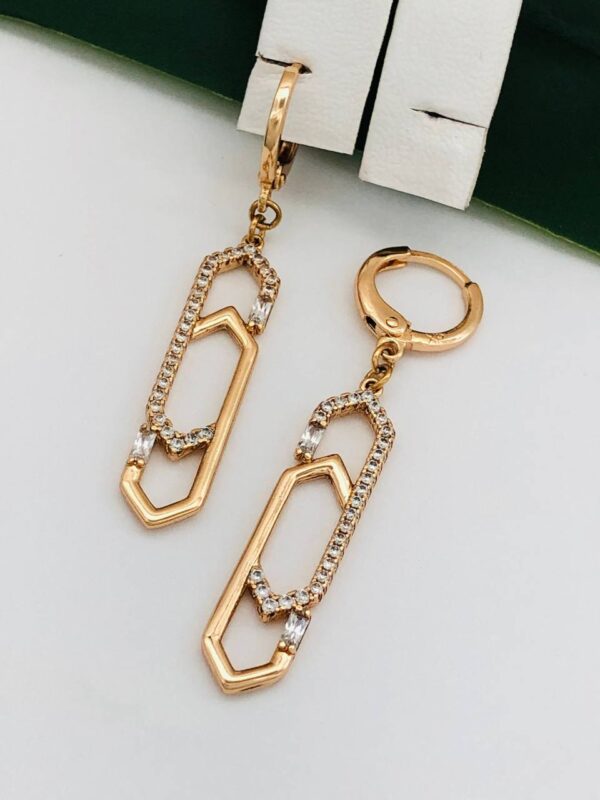 Сережки "Підвіски" Xuping з медичного золота J 21180