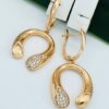 Сережки, Xuping з медичного золота позолота 18к J 21192