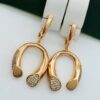 Сережки, Xuping з медичного золота позолота 18к J 21192