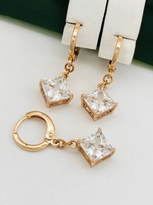 Сережки, Xuping з медичного золота позолота 18к J 21257