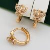 Сережки, Xuping з медичного золота позолота 18к P 21219