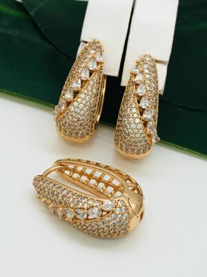 Сережки, Xuping з медичного золота позолота 18к R 21580
