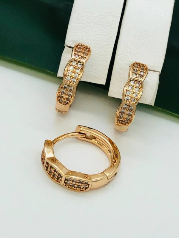 Сережки, Xuping з медичного золота позолота 18к S 21553