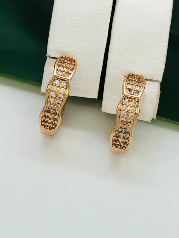 Сережки, Xuping з медичного золота позолота 18к S 21553
